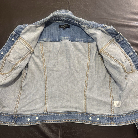 Talbots Classic Jean Jacket Size:P (S) Women Denim Pockets Cotton - Picture 10 of 12